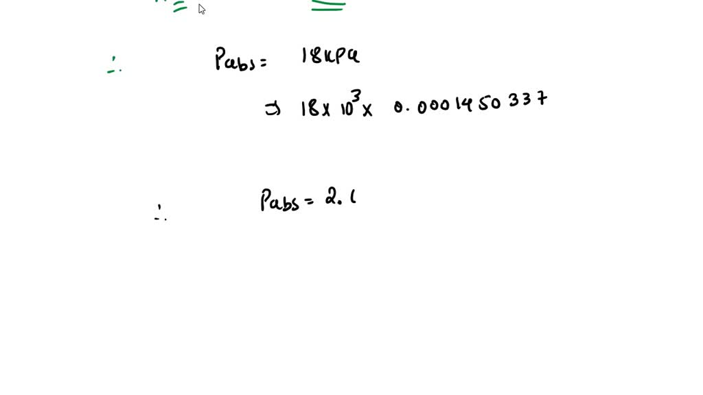 SOLVED The Vacuum Pressure Of A Condenser Is Given To Be 80 KPa If 