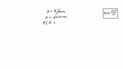 customers-arrive-at-a-busy-checkout-counter-at-an-average-rate-of-3-per-minute-if-the-distribution-of-arrivals-is-poisson-find-the-probability-that-in-any-given-minute-there-will-be-2-or-few-53773