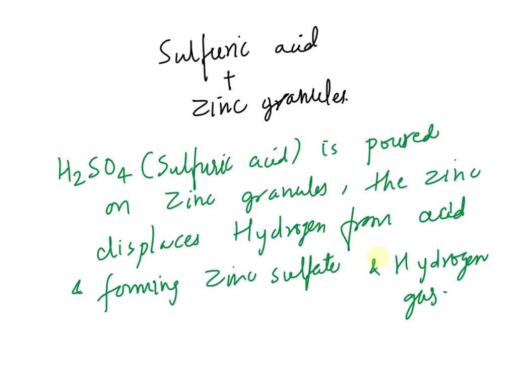 Solved Write The Word Equation And The Balanced Equation For The Reaction When Sulphuric Acid 6224