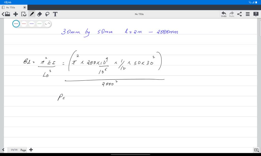 SOLVED: a) A steel bar of rectangular cross section 30mm x 50mm pinned ...