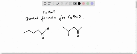 write-the-structures-of-all-isomeric-compounds-of-the-formula-c5h10o-and-classify-each-compound-according-to-its-functional-group