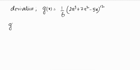 use-derivative-rules-to-find-the-derivative-of-the-function-simplify-a-gx-6x-7x2-5x12-b-y-x2-_-3v2x-5-8-c-fx-5vx-xi-4ex2-82594