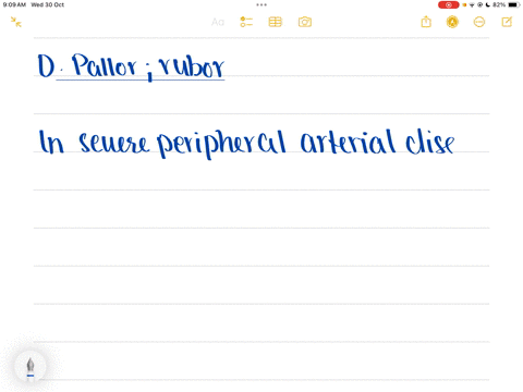 your-patient-has-severe-peripheral-arterial-disease-when-the-lower-extremities-are-elevated-you-would-expect-them-to-appear-and-when-they-are-in-the-dependent-position-you-would-expect-them-to-appear