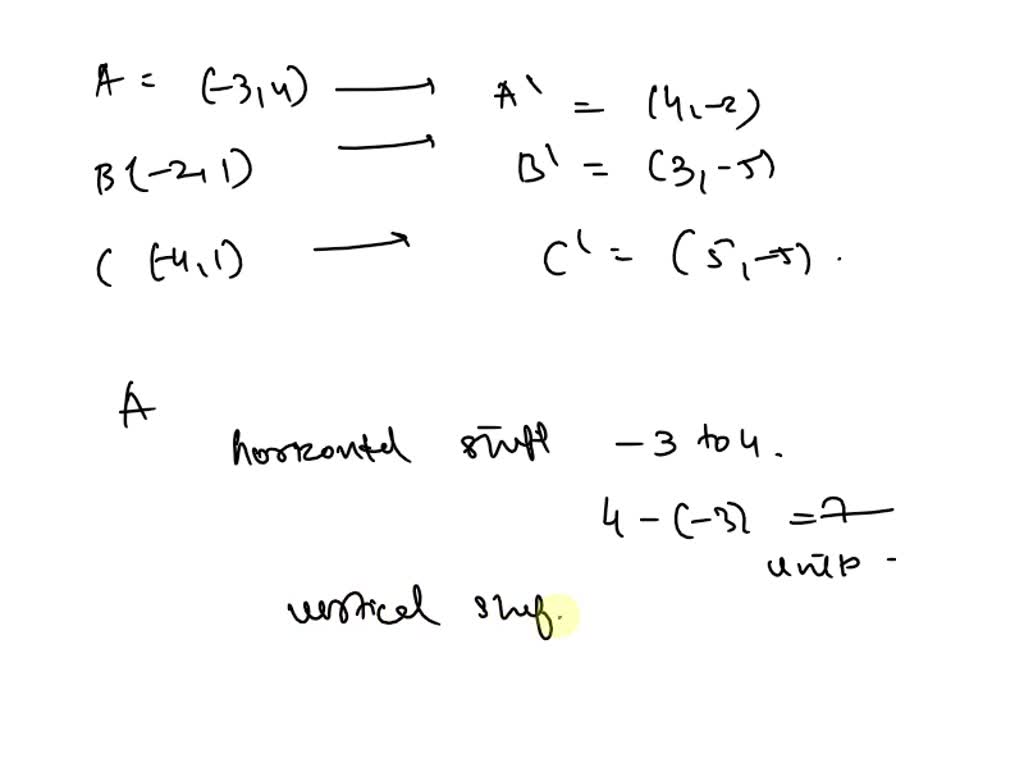 SOLVED: On a coordinate plane, 2 triangles are shown. Triangle 1 has ...