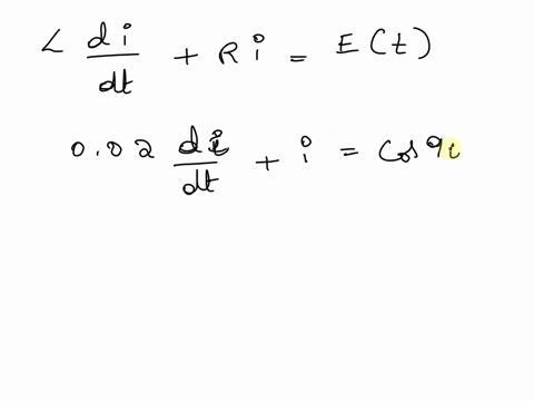 an-rl-circuit-with-a-resistor-and-a-h-inductor-carries-a-current-of-1-a-at-t0-at-which-time-a-voltage-source-v-is-added-determine-the-subsequent-inductor-current-and-voltage-an-rl-circuit-wi-21682