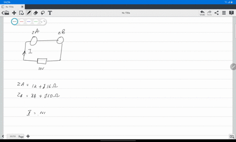 Two impedance coil of a and b are connected in series to all...