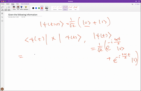 given-the-following-wavefunction-at-time-t-0-of-a-one-dimensional-simple-harmonic-5-oscillator-in-terms-of-the-number-states-ni-t-0i-1-2-0i-1i-q-calculate-htxti-recall-that-in-terms-of-raising-and-low