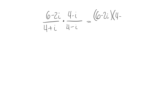 divide-the-following-two-complex-numbers-fraction-numerator-6-minus-2-i-over-denominator-4-plus-i-end-fraction