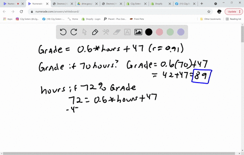 the-line-of-best-fit-for-the-data-can-be-modeled-by-the-equation-grade-06hours-47-r-091-using-the-given-model-determine-a-students-grade-in-the-course-if-they-study-for-70-hours-during-the-s-98009
