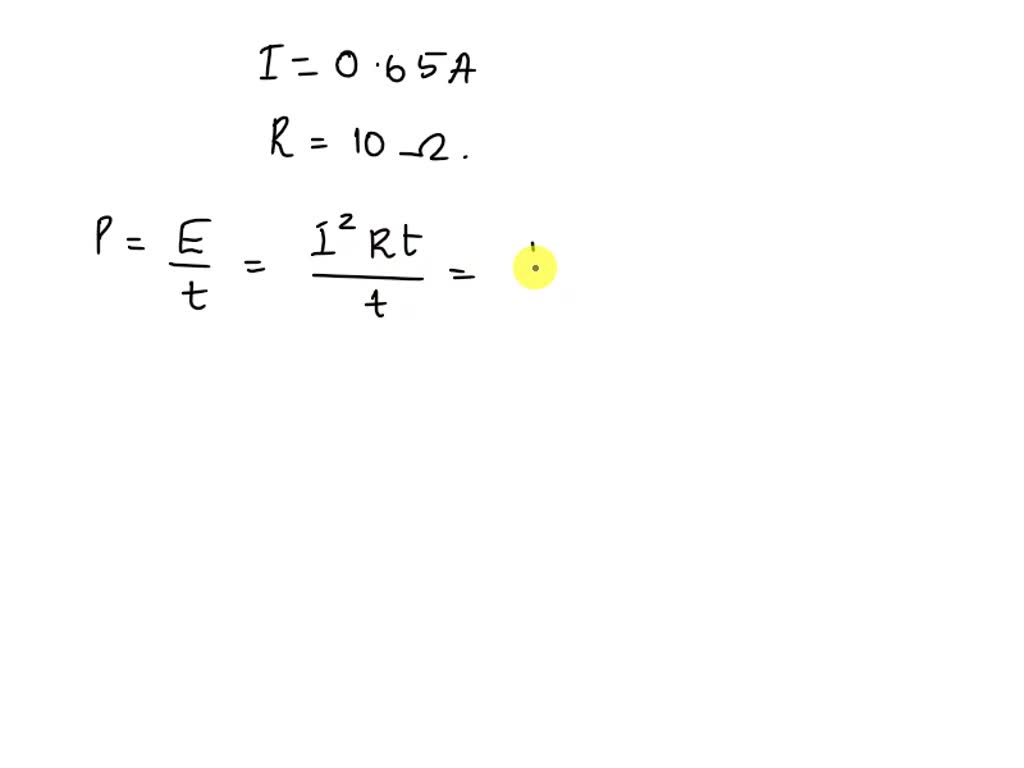 solved-for-i-0-65-a-and-r-10-what-is-the-power-consumed-by-the