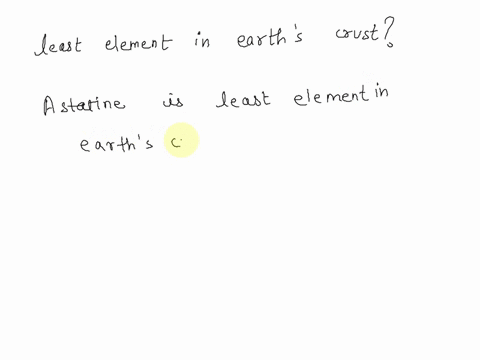 what-is-the-least-abundant-element-on-the-earth-crust-09336