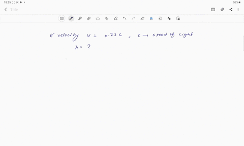 what-is-the-wavelength-of-an-electron-moving-at-a-velocity-of-073c-where-c-is-the-speed-of-light-40687