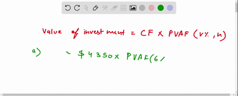 an-investment-offers-4350-per-year-for-15-years-with-the-first-payment-occurring-one-year-from-now-a-if-the-required-return-is-6-percent-what-is-the-value-of-the-investment-do-not-round-inte-72358