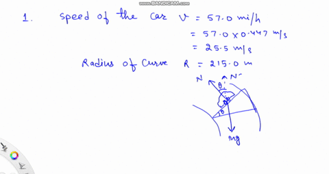 1-for-a-car-traveling-at-a-certain-speed-it-is-possible-to-bank-a-curve-at-just-the-right-angle-so-that-no-friction-is-needed-to-maintain-the-car-turning-radius-at-what-angle-0-should-the-cu-78402