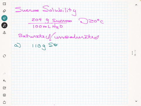 if-the-solubility-of-sucrose-in-100ml-of-water-is-204-gat-20care-the-following-saturated-or-unsaturated-solutlons-a-adding-110gsucrose-to-50ml-of-water-at-209c-b-adding-245-g-sucrose-to-100m-26017