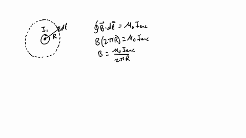 problem-1-a-straight-conducting-wire-carries-a-current-i1-along-the-positive-z-axis-direction-use-ampere-law-to-determine-the-magnetic-field-b-at-distance-r-radial-from-the-wire_-b-find-the-89843