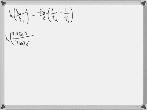 the-rate-constant-of-a-first-order-reaction-is-460-x-10-4-at-350-c-if-the-activation-energy-is-104-kjmol-calculate-the-temperature-at-which-the-rate-constant-is-88x10-4-s-1-61201