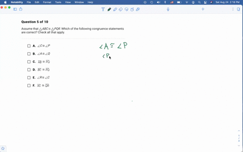 question-5-of-10-assume-that-triangle-a-b-c-cong-triangle-p-q-r-which-of-the-following-congruence-statements-are-correct-check-all-that-apply-a-angle-c-cong-angle-p-b-angle-a-cong-angle-q-c-overlinea