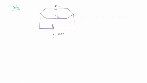 two-resistors-of-resistance-2-ohm-and-3-ohm-in-parallel-are-connected-to-a-cell-of-emf-15-v-and-internal-resistance-03-ohm-calculate-the-current-drawn-from-the-cell