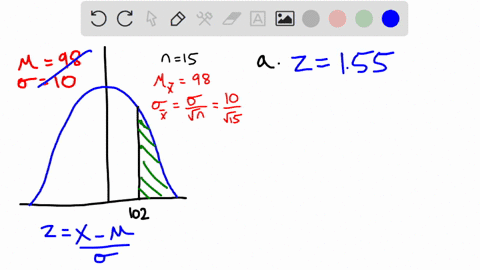 the-average-golf-score-at-a-popular-golf-course-follows-a-normal-distribution-with-a-mean-of-98-and-standard-deviation-of-10-a-what-is-the-probability-that-the-mean-golf-score-for-a-random-s-94293