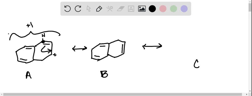 A Draw Two Resonance Structures Of The Cation Shown Below Shifting