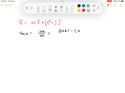 the-position-of-a-particle-is-described-by-r2t-it21-j-where-i-and-j-are-the-unit-vectors-in-x-and-y-direction-what-is-the-average-velocity-of-the-particle-during-the-time-interval-0-to-3-s-p-90496