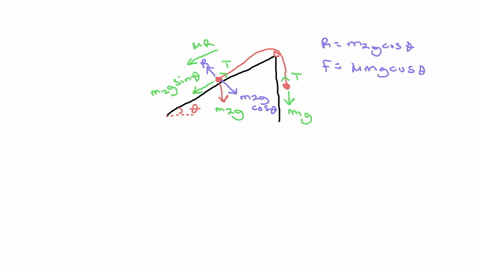 in-the-figure-below-block-1-of-mass-m1-500-kg-and-block-2-of-mass-m2-700-kg-are-connected-by-a-string-of-negligible-mass-and-are-initially-held-in-place-block-2-is-on-a-frictionless-surface-85671