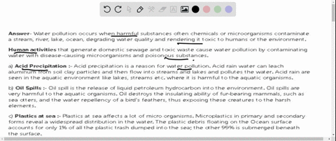 describe-human-activities-that-cause-water-pollution-and-list-some-possible-effects-of-this-pollution-on-living-aquatic-organisms-also-outline-a-few-things-that-are-or-can-be-done-to-improve-03912