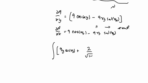 determine-whether-the-equation-is-exact-if-it-is-then-solve-it-left9-y-cos-x-yfrac2sqrt1-x2right-d-xleft9-x-cos-x-y-3-y-frac59right-d-y0-select-the-correct-choice-below-and-if-necessary-fill-in-the-an