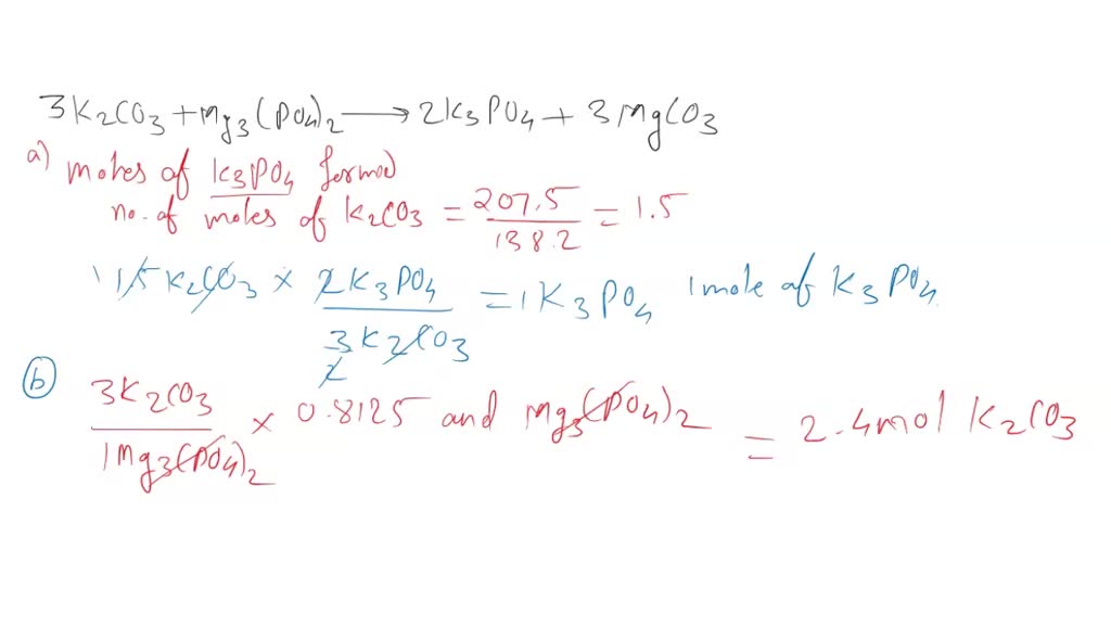 SOLVED: A solution of AICl3 is combined with a solution of K2CO3 ...