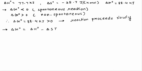 consider-a-reaction-with-the-following-thermodynamic-properties-h-777kj-4-s-357-jk-mol-g-884kj-this-reaction-a-will-be-spontaneous-at-low-temperatures-bmay-have-fewer-and-more-complicated-mo-61644