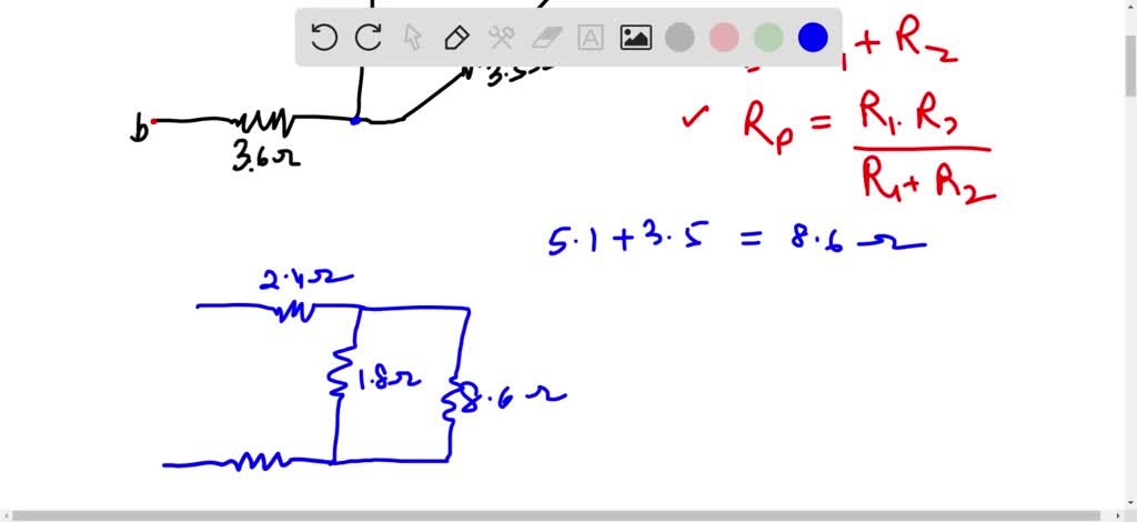 SOLVED: Find The Equivalent Resistance Between Points A And B Shown In ...