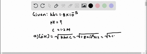 ammonia-is-a-weak-base-with-kb-18-x-10-5-what-is-the-ph-of-12-m-ammonia-08189