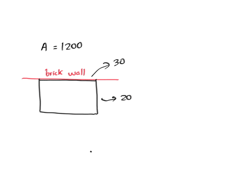 A gardener wants to make a rectangular enclosure within an...