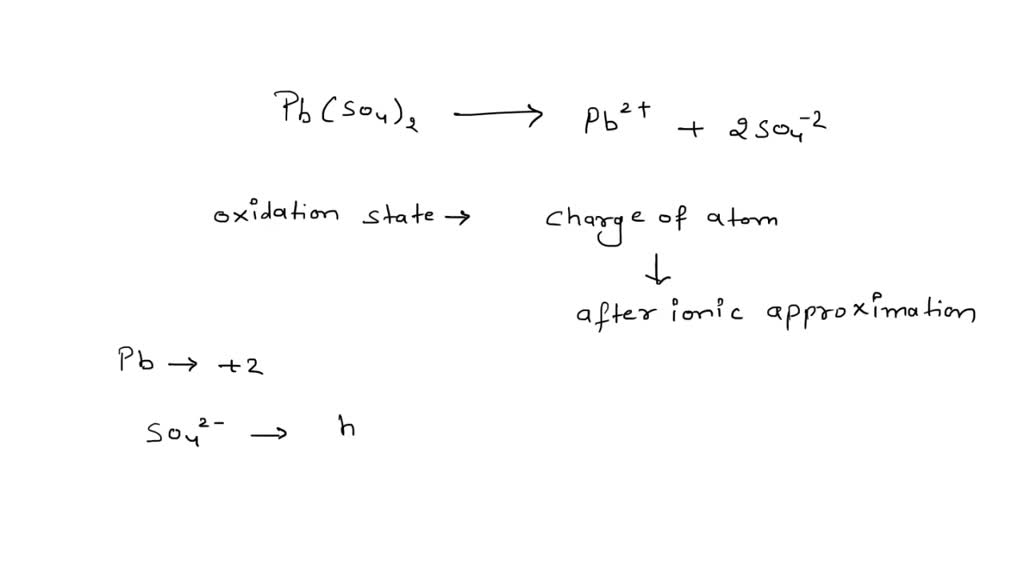 SOLVED: 'Determine The Oxidation Numbers Of The Elements In The ...