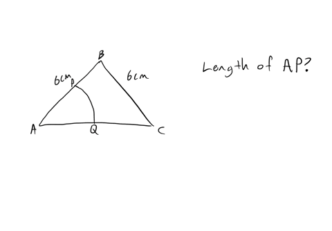6cmn-ci-cm-diagram-not-accurately-drawn-the-diagram-show-s-an-equilateral-triangle-abc-with-sides-of-length-6-cm-pis-the-midpoint-of-ab-q-is-the-midpint-ot-ac-apq-isa-sector-of-circle-centre-09296