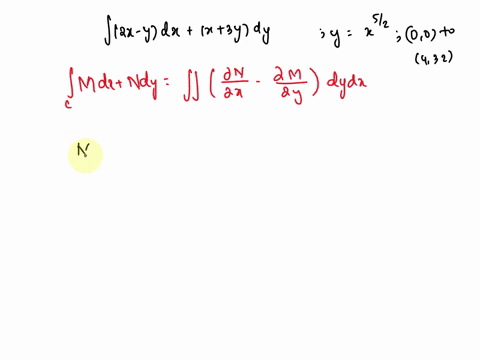 evaluate-c-2x-y-dx-x-3y-dy-c-arc-on-y-x52-from-0-0-to-4-32-39673