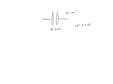 the-two-plates-of-a-parallel-plate-capacitor-each-have-area-120-m2-are-450-mm-apart-and-initially-have-vacuum-between-them-you-connect-a-power-supply-to-the-capacitor-charging-it-to-350-kv-k-45135
