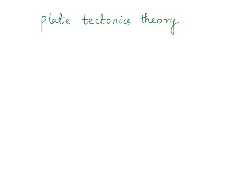 SOLVED A theory that explains the surface of the earth is broken into