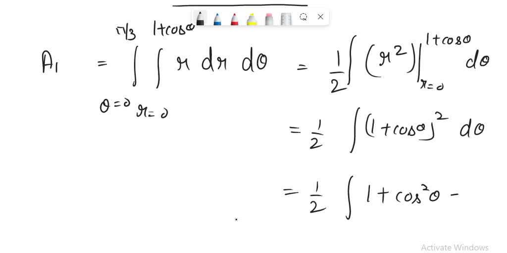 SOLVED: 2)Use a double integral to calculate the area of the shaded ...