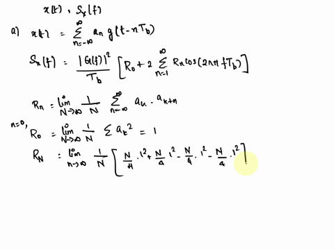 the-elements-of-binary-sequence-gn-are-independent-binary-random-variables-taking-values-of-l-with-equal-probability-this-data-sequence-is-used-to-modulate-the-basie-pulse-gt-whose-fourier-t-87893