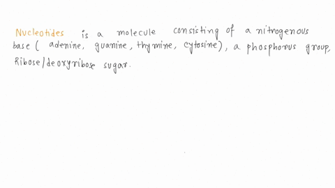 question-16-which-of-the-following-is-not-a-part-of-a-nucleotide-pentose-sugar-phosphate-amino-acid-nitrogenous-base-all-are-parts-32494