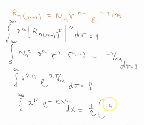 5-points-normalization-when-n-1-the-radial-hydrogen-wave-function-rnn-1-nnr-1e-rna-determine-the-normalization-constant-nn-by-direct-integration-hint-for-this-problem-you-may-neglect-the-ang-85046