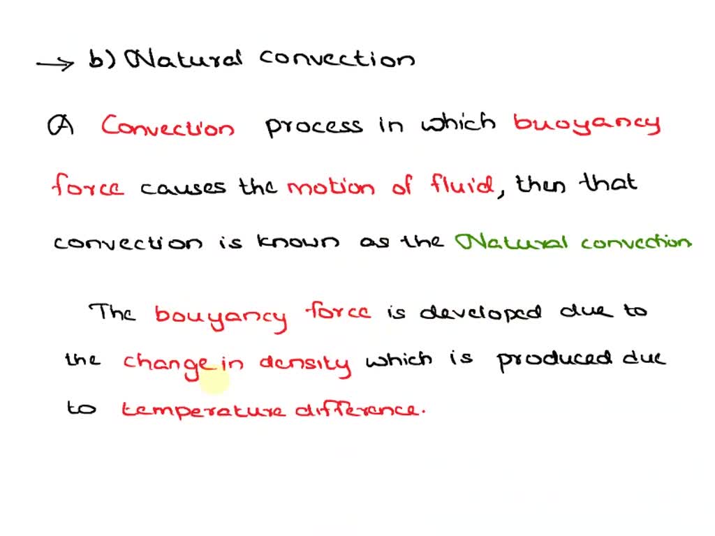 SOLVED What is forced convection? How does it differ from natural