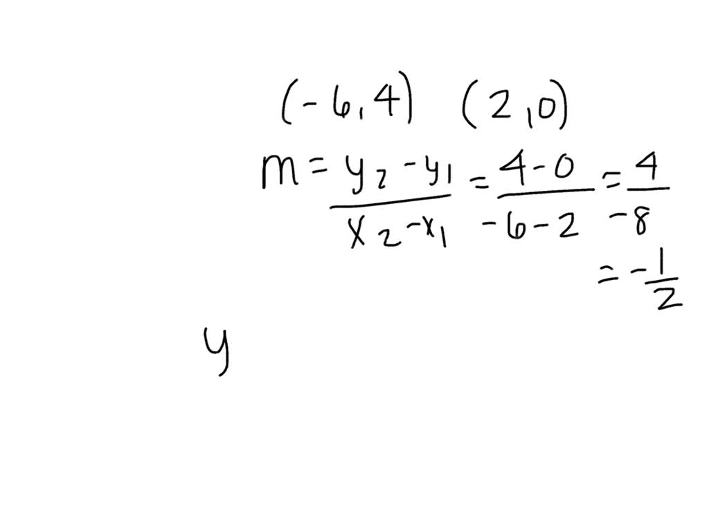 identify the point from the equation y 2 5 6 x 10