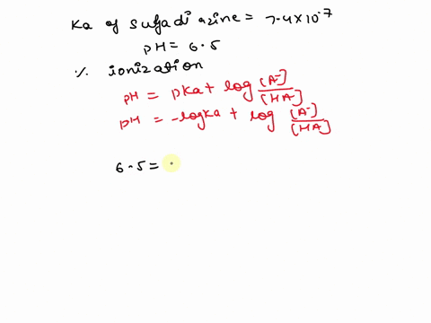 4-sulfadiazine-a-weak-acid-is-an-antimicrobial-agent-indicated-in-the-treatment-of-various-infectious-diseases_-the-acid-dissociation-constant-of-sulfadiazine-is-74-10-7-calculate-the-percen-81177
