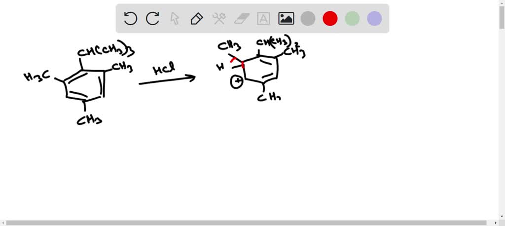 SOLVED: When 2-isopropyl-1,3,5-trimethylbenzene is heated with aluminum ...