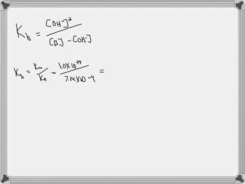 what-is-the-concentration-of-a-weak-base-if-its-conjugate-acid-ka-714-x-10-4-and-its-ph-875