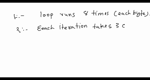 q1-20pts-exercise-101-consider-a-c-program-for-an-atmel-avr-that-uses-a-uart-to-send-8-bytes-to-an-rs-232-serial-interfaceas-follows-1-for-i0-i8-i-2-while-ucsr0a-0x20-3-udr0-xi-4-assume-the-67167