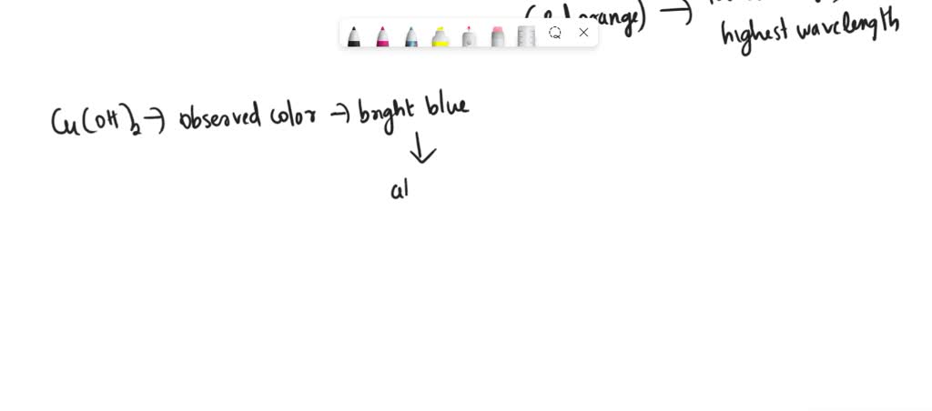 SOLVED: The reaction with KSCN produces: [Cu(SCN)2(H2O)4](aq) (The ...